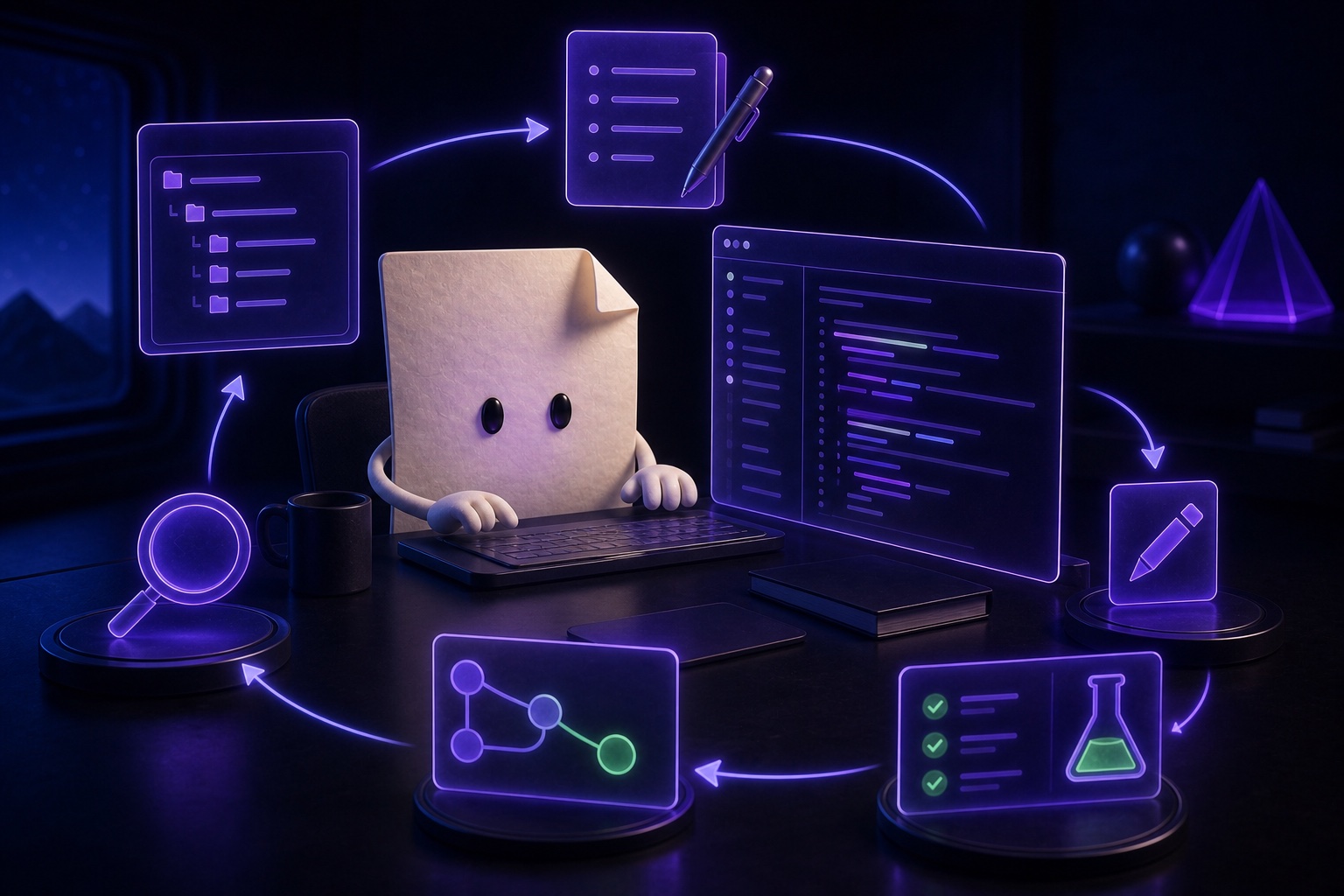 Draft follows a complete Claude Code workflow from repository inspection through testing and final review